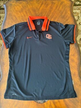 Women’s Oregon State Black Nike Dri-Fit Polo Shirt Sizes 2XL New/Missing Tags